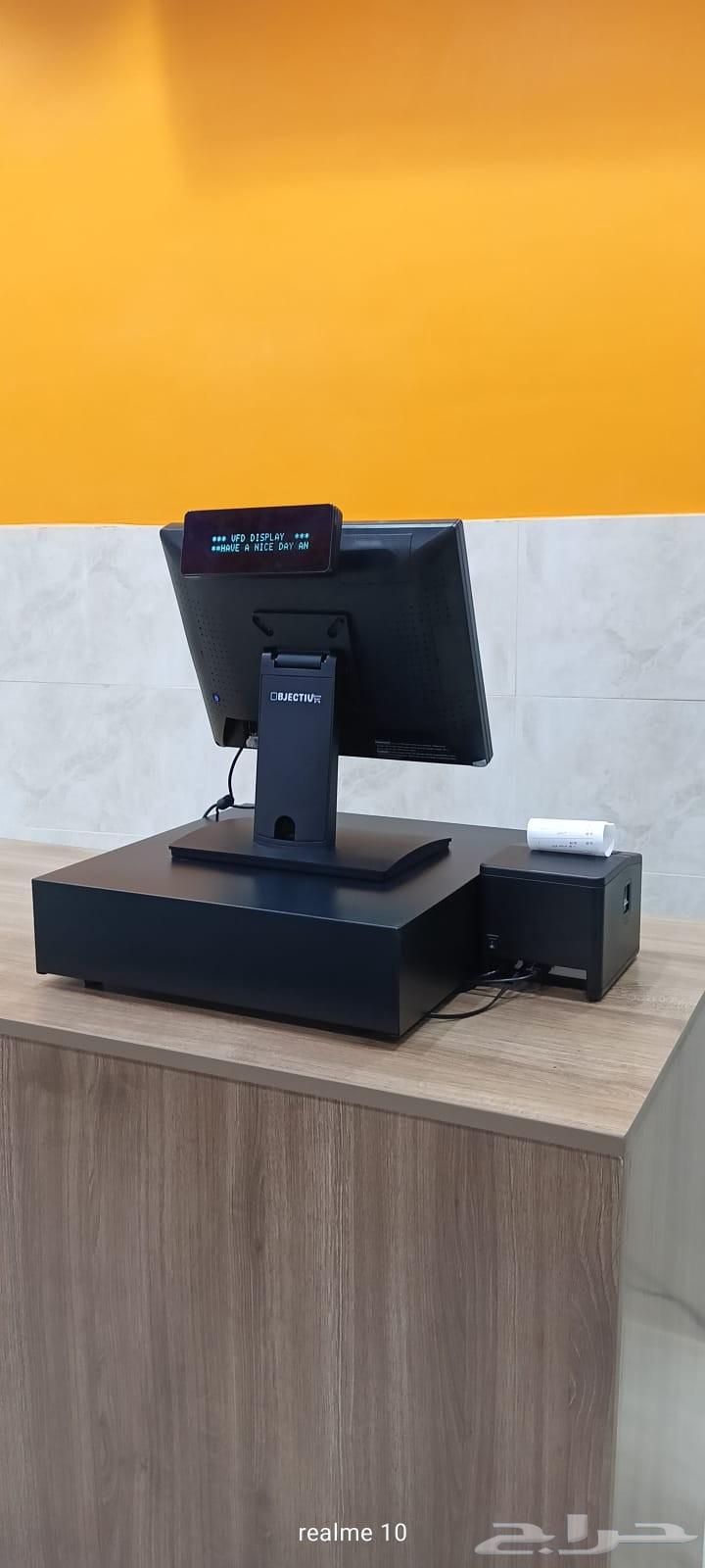 جهاز كاشير جديد ضمان سنتين64608215615235110