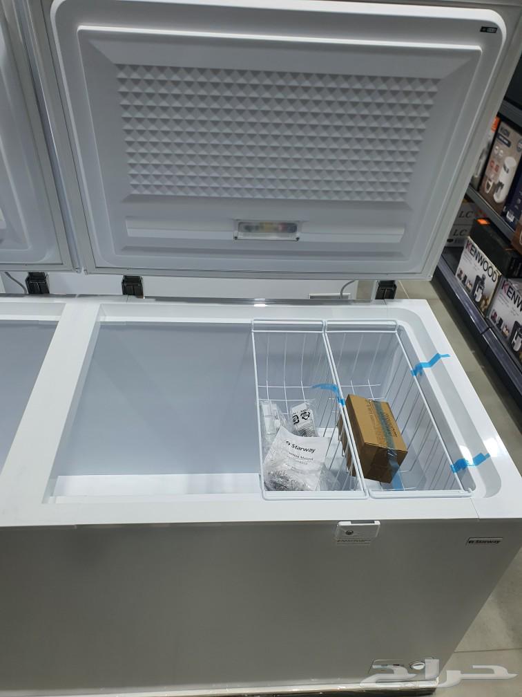 فريزر افقي 20 قدم بابين فريزر ارضي جديد مجمد مسطح توصيل مجان64610518205441113