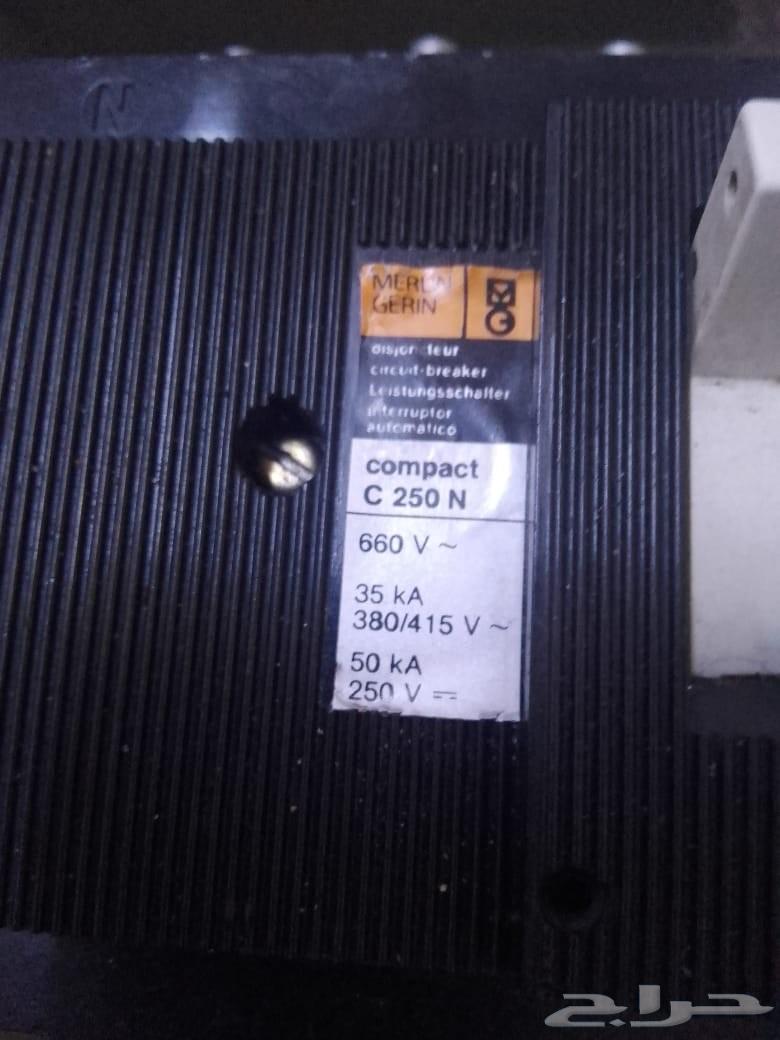 قاطع كهربة 250 امبير مارلين جرين شنيدر 4 طرف و 3 طرف جديد64612994111235111
