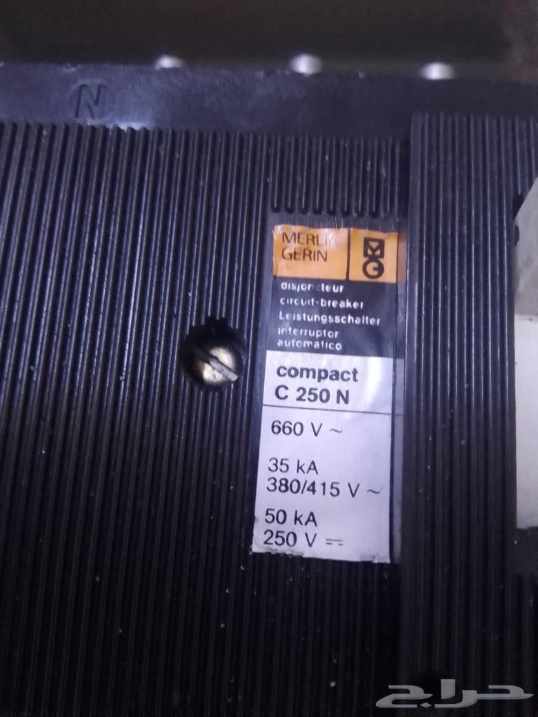 قاطع كهربة 250 امبير مارلين جرين شنيدر 4 طرف و 3 طرف جديد64612994111235112