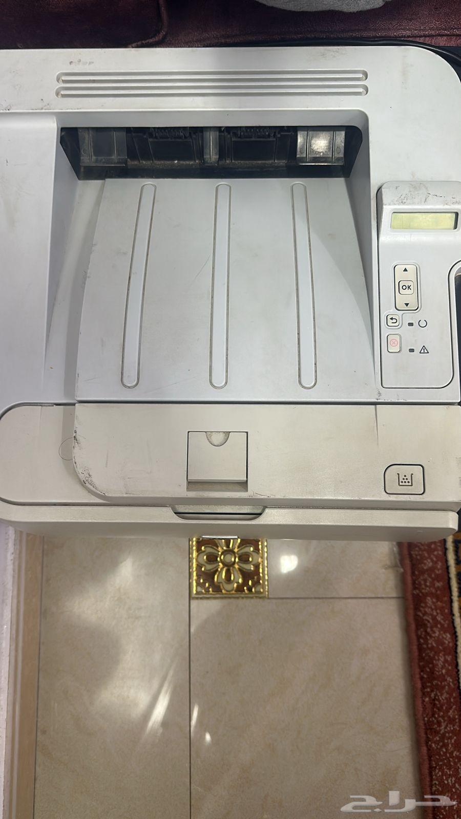 طابعة hp ليزر ابيض واسود مستعملة الحبر جديد64614036396547111