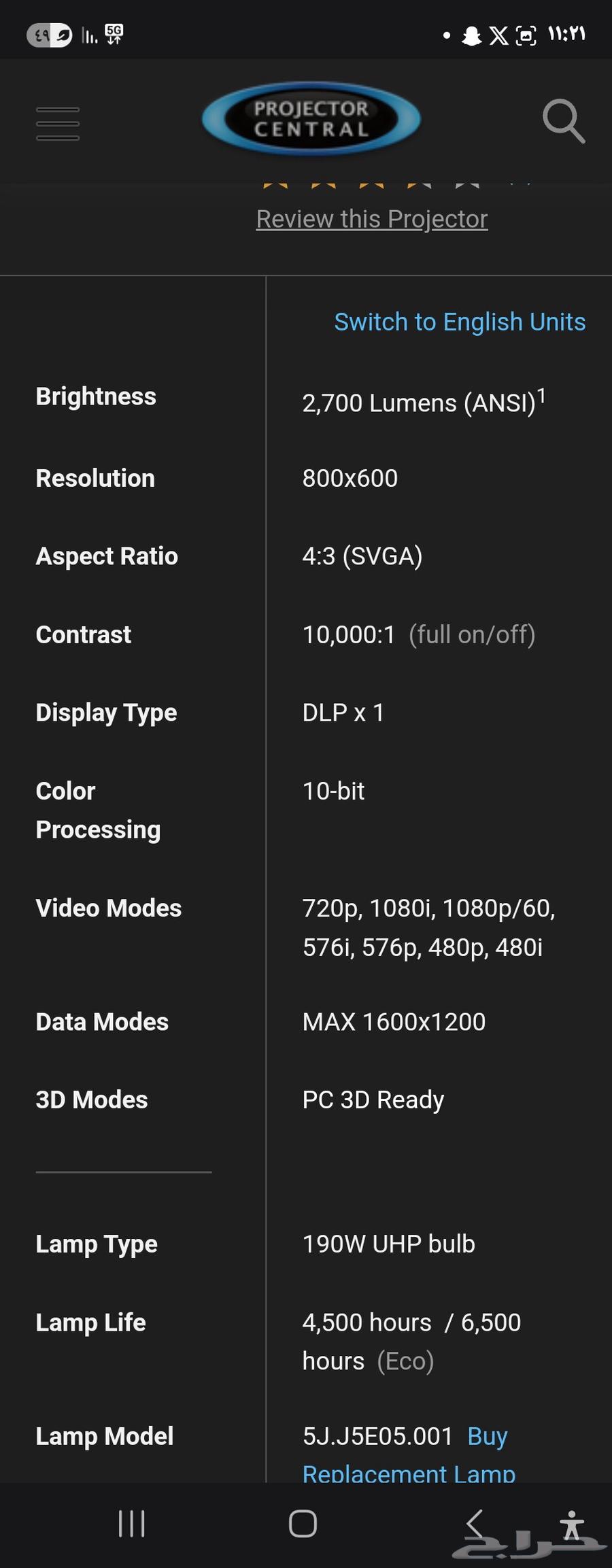 Projector for Sale64616078716417113