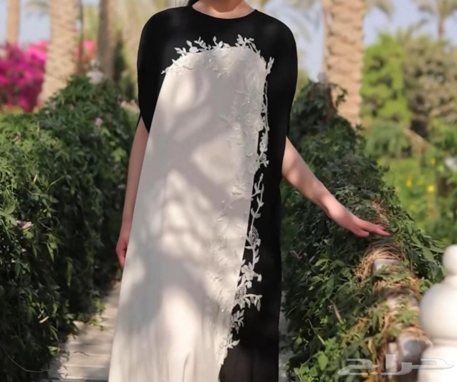 New black and light beige jellabiya, one-size-fits-all64617188054657112