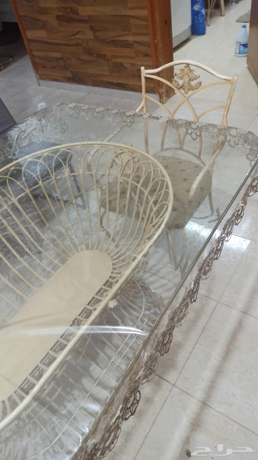 Glass Dining Table with 6 Chairs64622625572995111