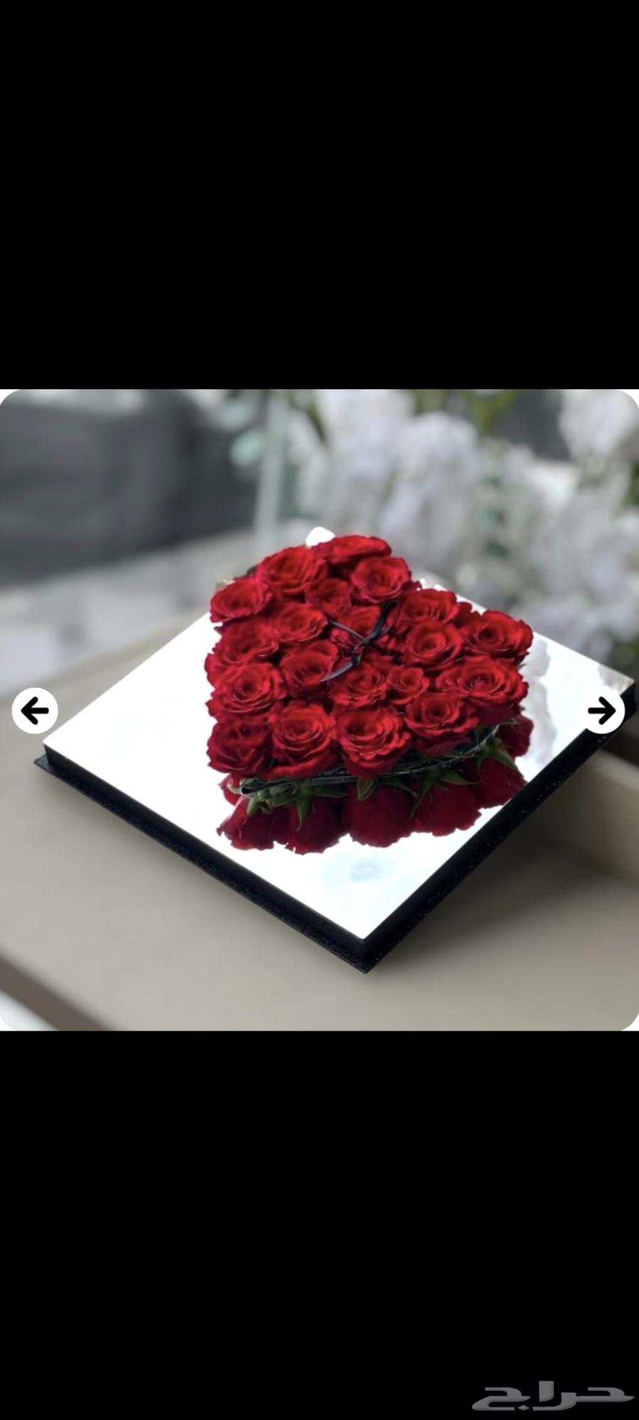 ورد جوري - تنسيق باقه ورد ربطه 10حبه مع شريطه وتغليف 3564623232328194110