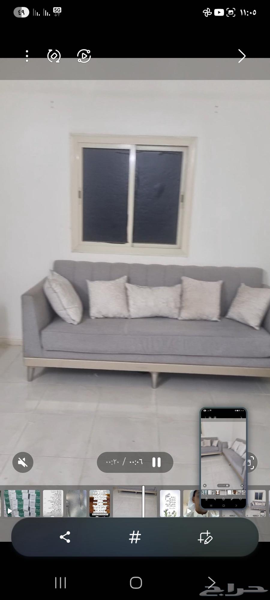 Three-Piece Sofa Set in Good Condition64619405537922111