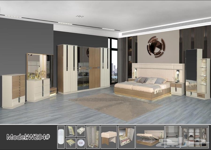 Chinese 8-Piece Bedroom Set, New, with Warehouse Stock and Various Styles Available64616852749059110