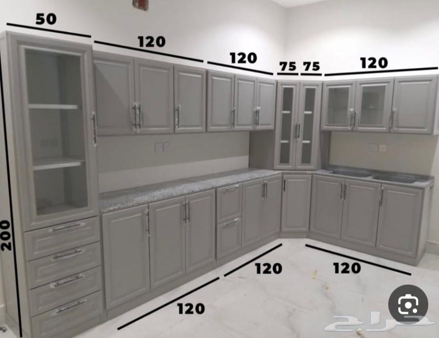 مطابخ جديده جاهزه تتوفر جميع الألوان ب2500 شامل التوصيل والت64617075518849112