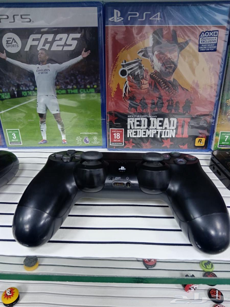 Original PlayStation 4 Controller with 1-Month Warranty – Price: 95 SAR64624646473857111