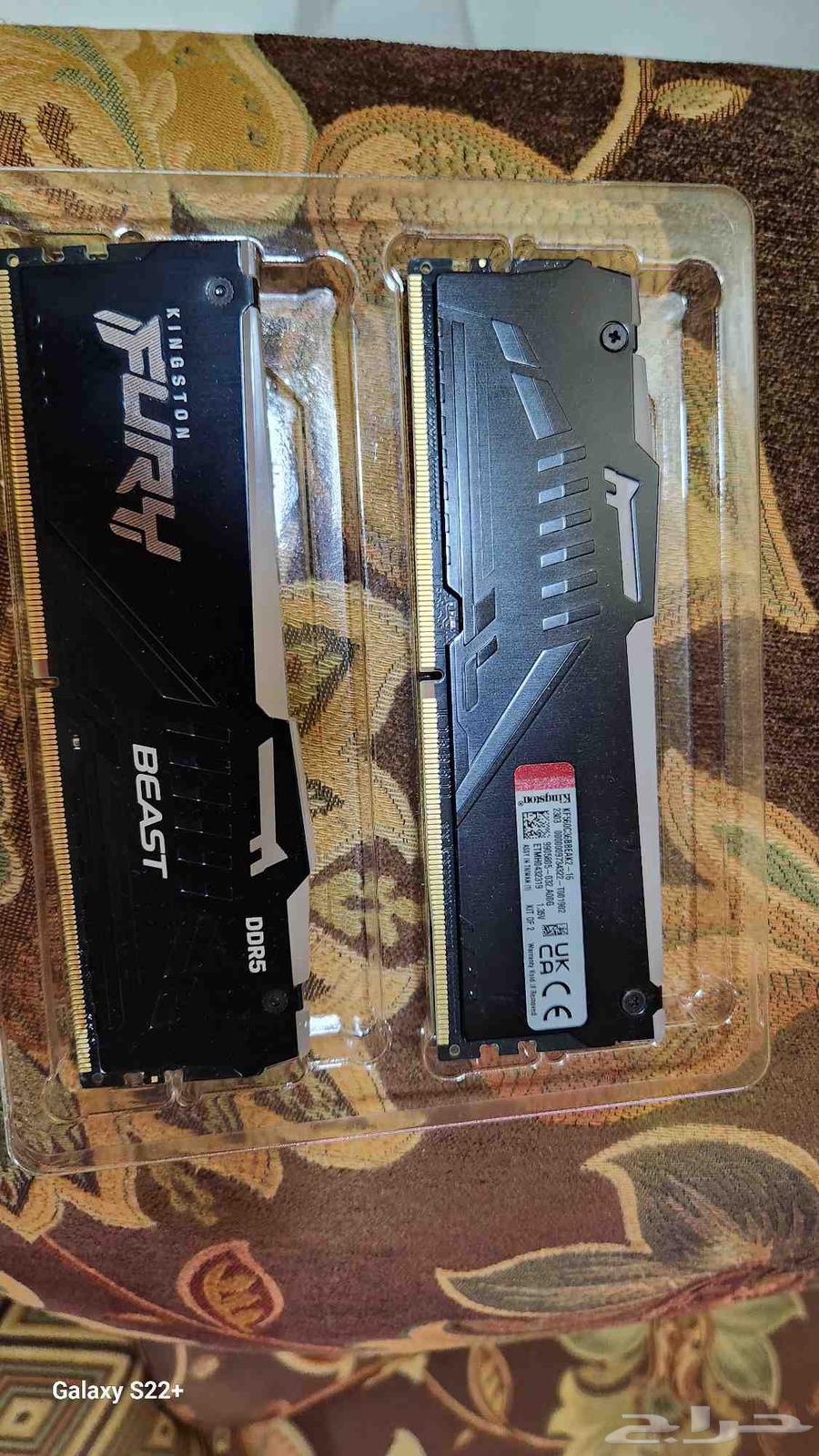 رامات 16GP Kingston FURY Beast DDR5.64616877652610110