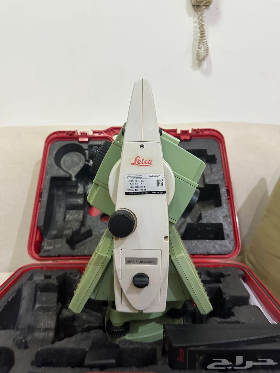 جهاز مساحة توتل استيشن لايكا 1203 اتنين شاشه الوان64621129767683112