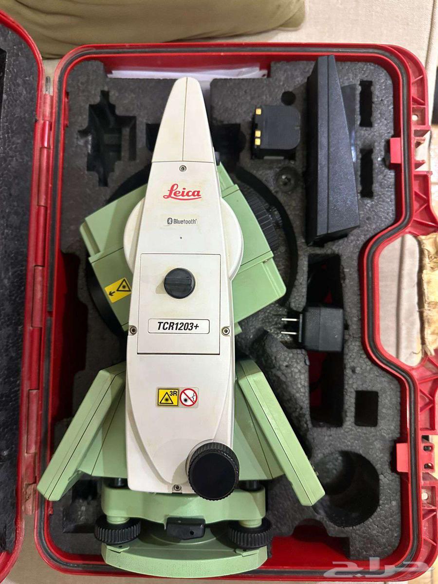 جهاز مساحة توتل استيشن لايكا 1203 اتنين شاشه الوان64621129767683111