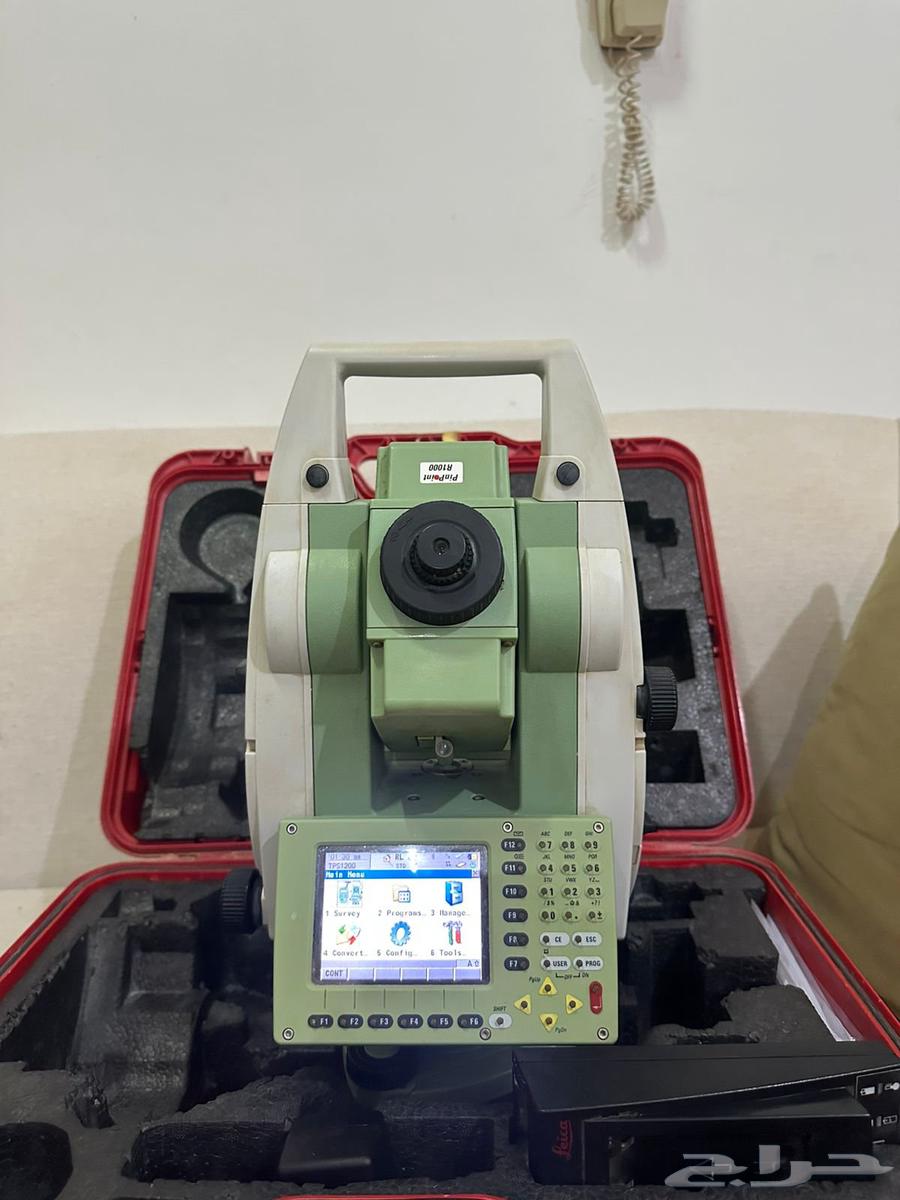 جهاز مساحة توتل استيشن لايكا 1203 اتنين شاشه الوان64621129767683114