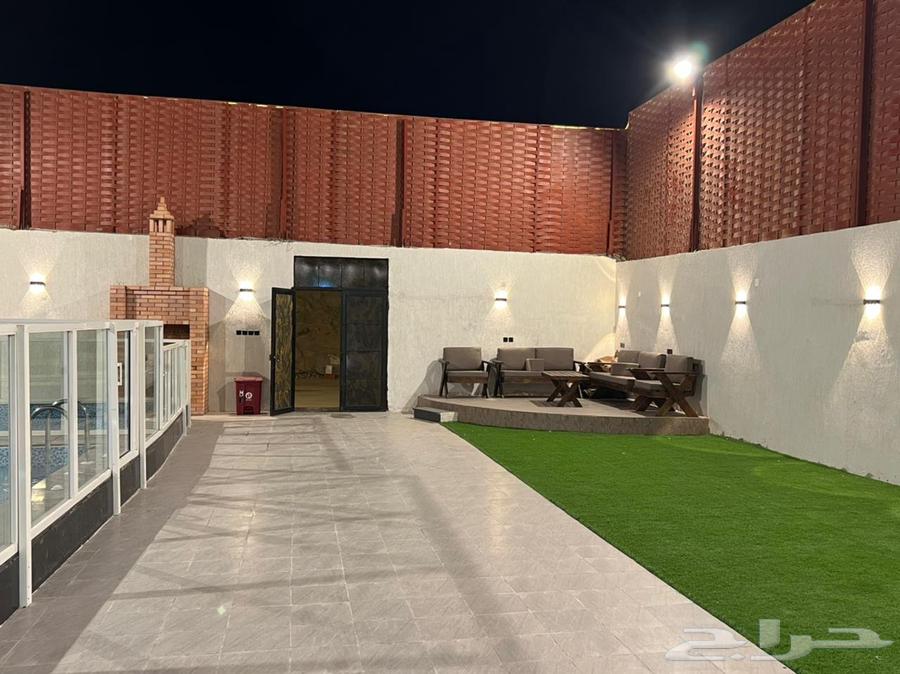شاليه و استراحة فاخرة للإيجار اليومي في الحرازات64147629070978114