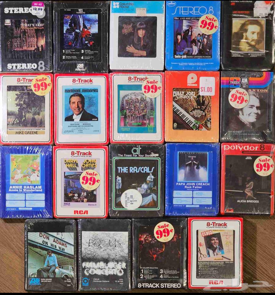 كاترجات اجنبي للبيع 8Track Tapes64617213328515111