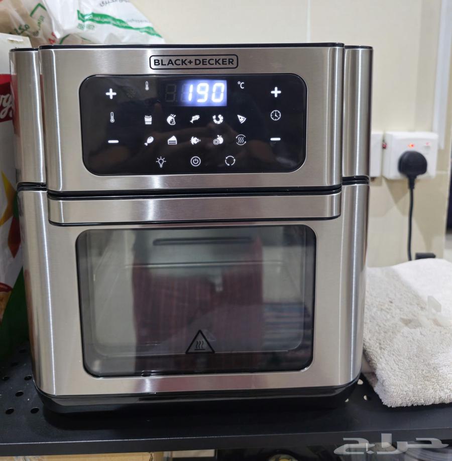 قلاية هوائية 12 Air Fryer ماركة بلاك أند ديكر 12 لتر64616566654081112