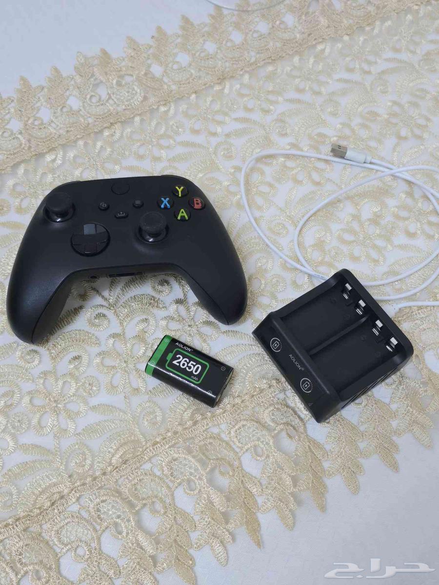 يد اكس بوكس مع بطارية وشاحن بطارية64625895438722110
