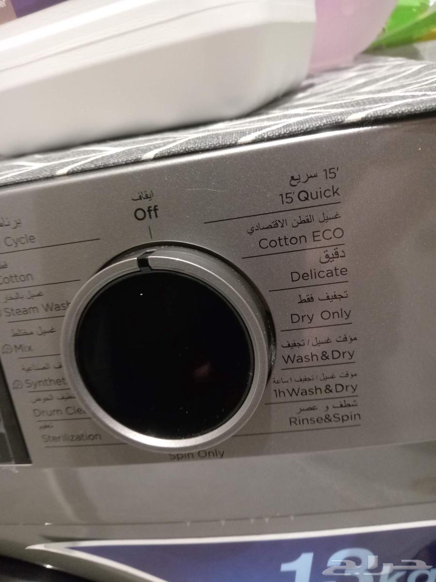 غساله وفيها مجفف حالتها ممتازه تعتبر جديده سبب البيع احتاج64620179911425110