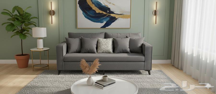 Price 1200 SAR: New Ready-made Sofa Set, 5 Pieces for 11 People – Available for Those Who Need It64620205154306113