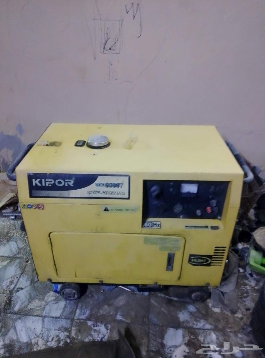 تم البيع. .مكينه ديزل كاتم صوت 6500 فولت فيها صرفيه64624315335170110