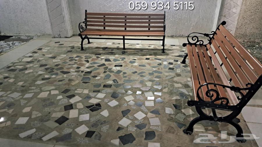 كراسي مقاعد خشبية الحدائق انتظار الحافلات مواقف تجمعات مول64619179813249113