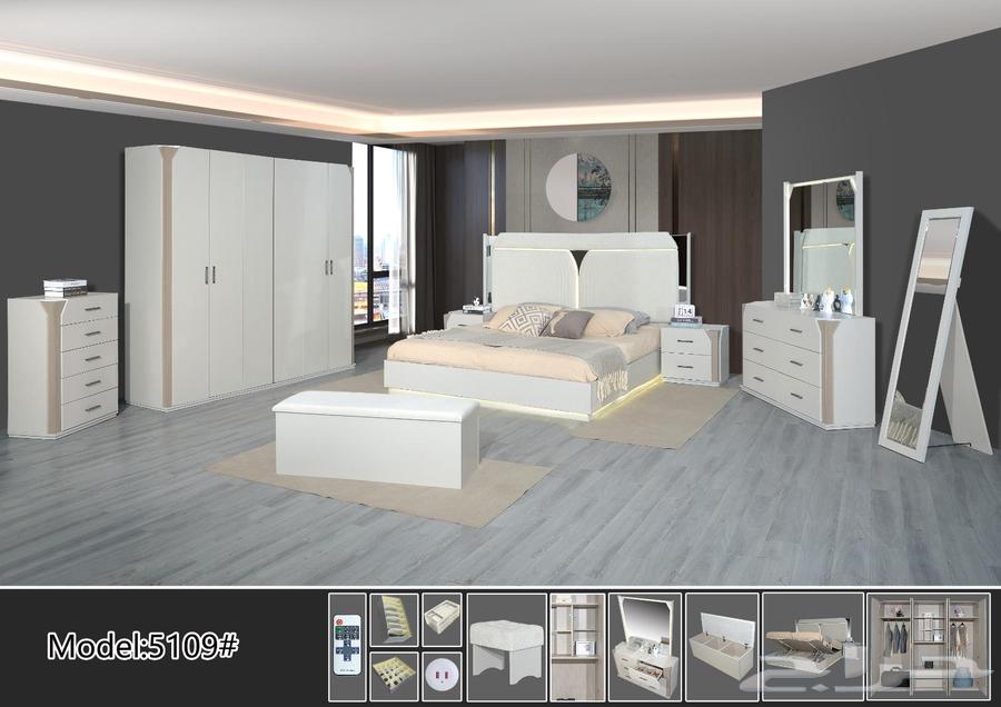 غرفهةنوم صيني 9قطع دولاب 6 باب64625282594307110