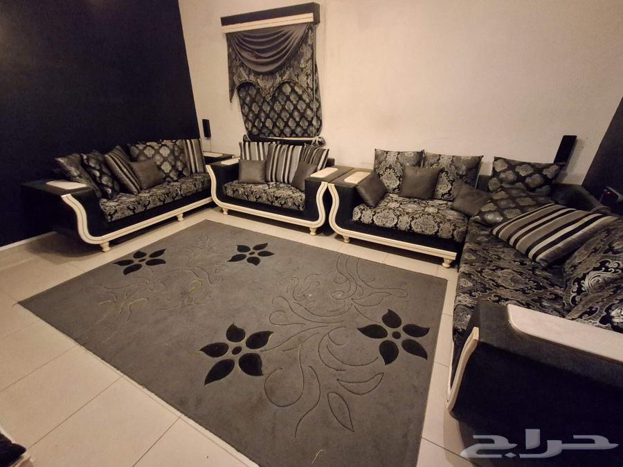 طقم كنب تركي 5م في 3م 5 قطع بي الستاره وبدون السجاده64623653927555110