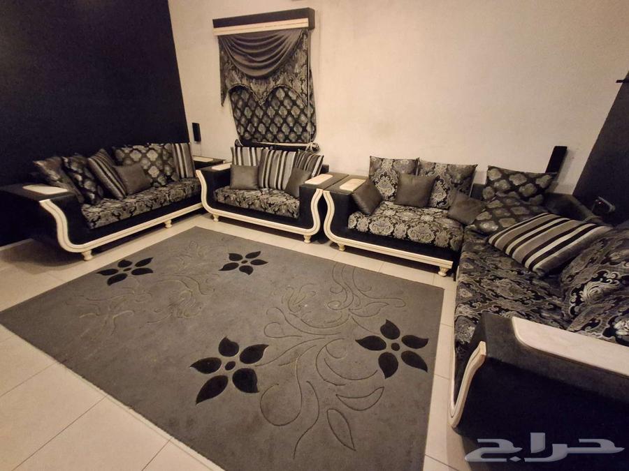 طقم كنب تركي 5م في 3م 5 قطع بي الستاره وبدون السجاده64623653927555111