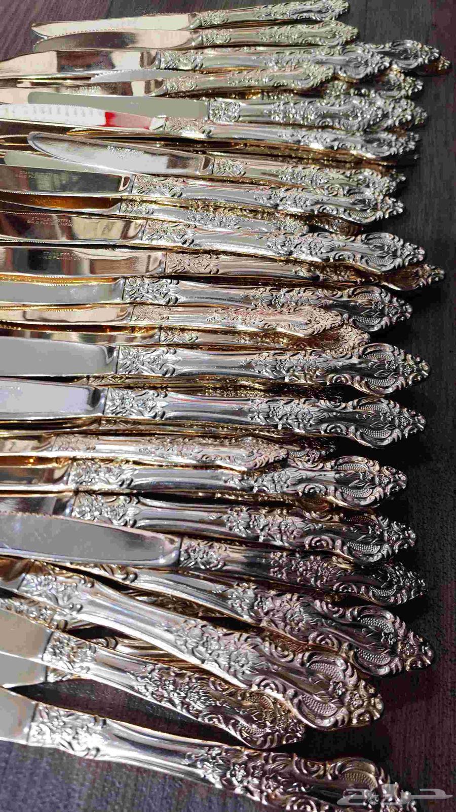 سكاكين مطلي بالذهب بيعة من قصر64618904699651112