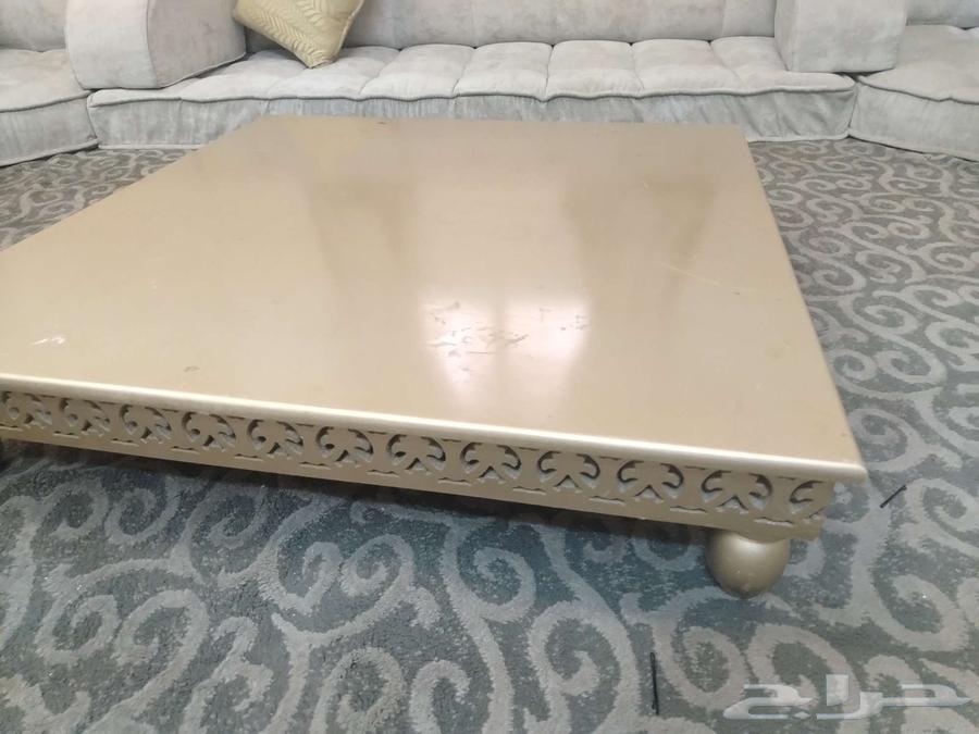 مجلس ارضى للبيع مع الستاره والطاولات والسجاده64624119693186111