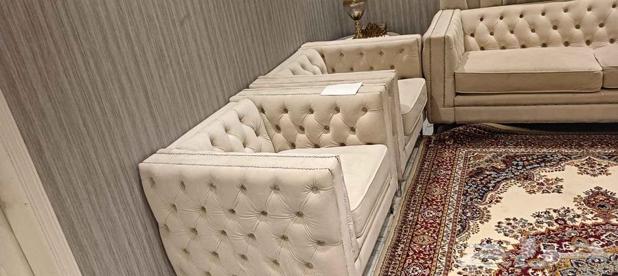 كنب من اشلي استعمال قليل64625441795586111