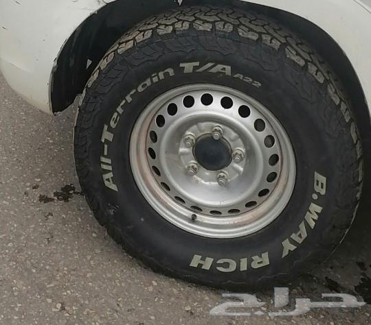 كفرات حجريه نظيفه مع جنوط هلل مقاس 285 70 1764616653482753110