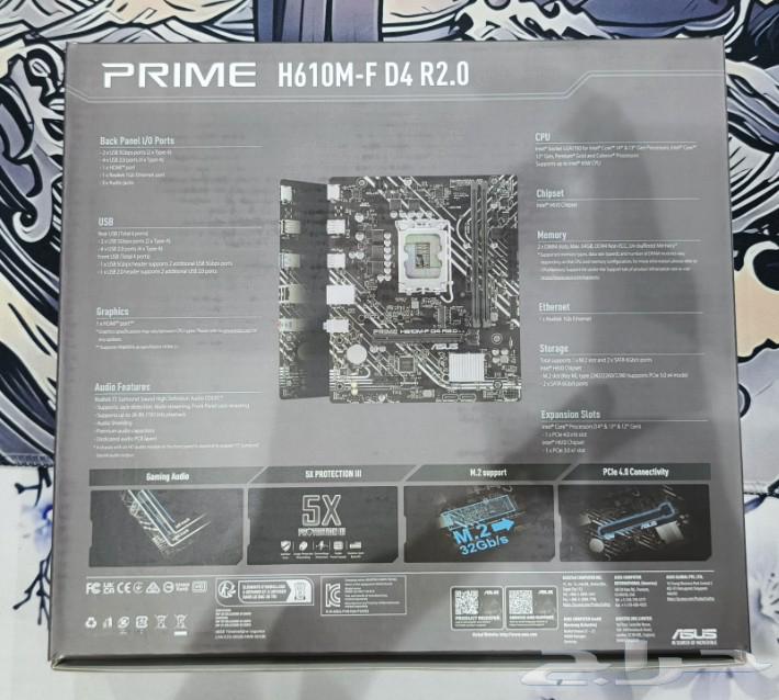 مذر بورد H610M-F D4 R2.064621755067011111