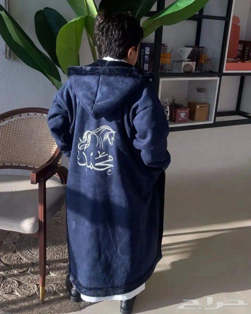 فروه أطفال شتوية فاخرة بالتطريز مع الاسم   جميع الألوان64622140994947110