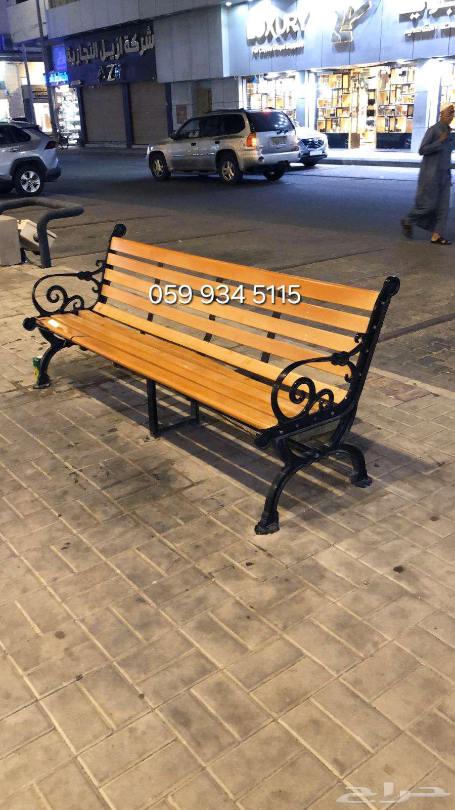 كراسي مقاعد خشبية الحدائق انتظار الحافلات مواقف تجمعات مول64619179813249111