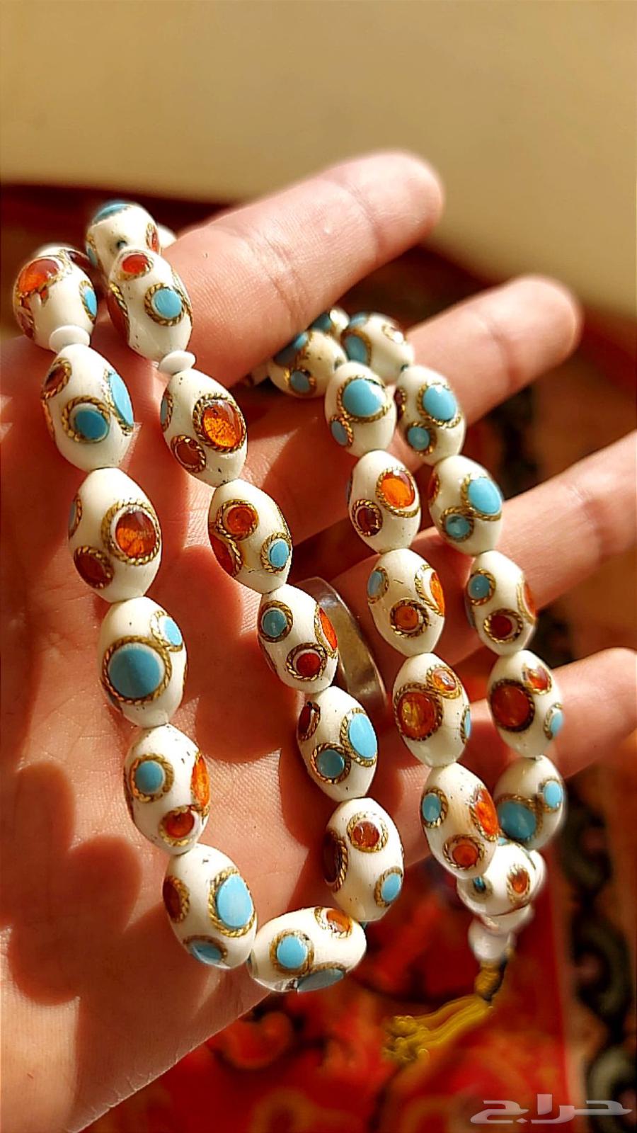 سبحه كهرمان وفيروز للبيع64619067466499110