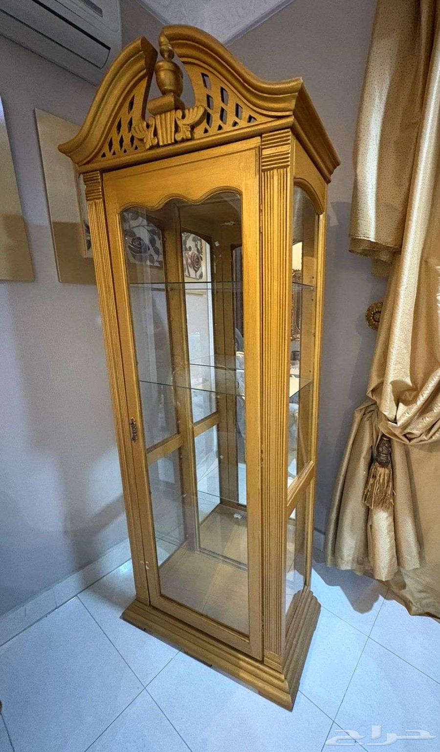 فاترينا ذهبي ولوحة جدارية كبيرة خشبية64626248940930110