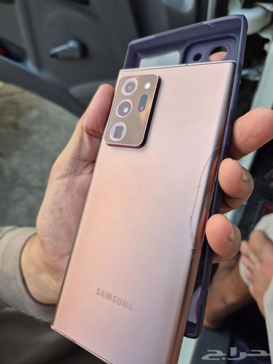 سمسونج نوت 20الترا نظيف جدا كسر خفيف طرف الشاشه موماثر256رام64610392432259112