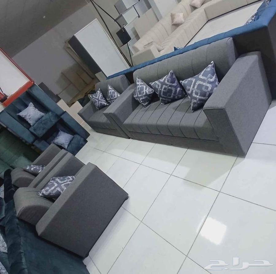 كنب جديد جاهز حرف ال و7نفر وبسعر المصنع64413453341442114