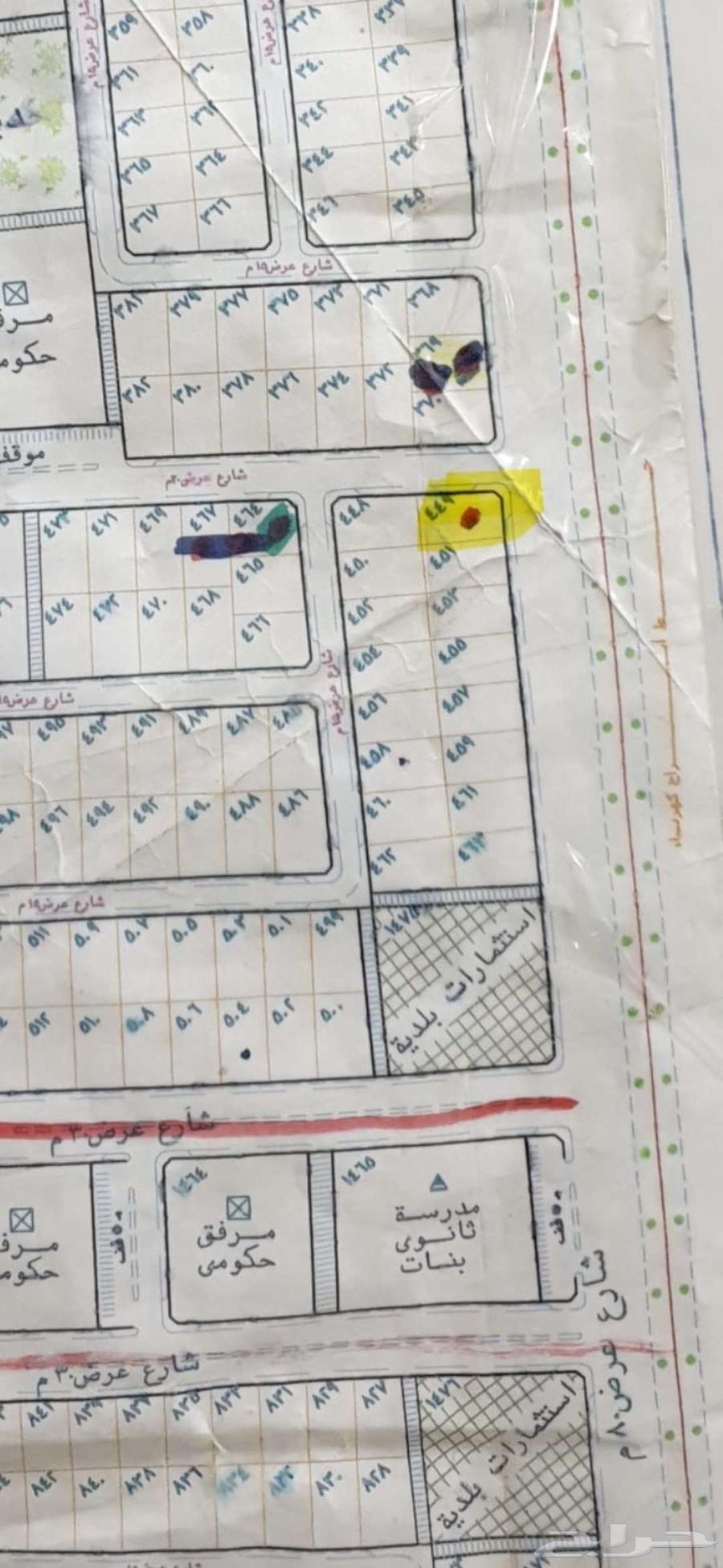 Commercial land on two streets 80x20 for sale in Al Ghazala plan, Hail64141833025666111