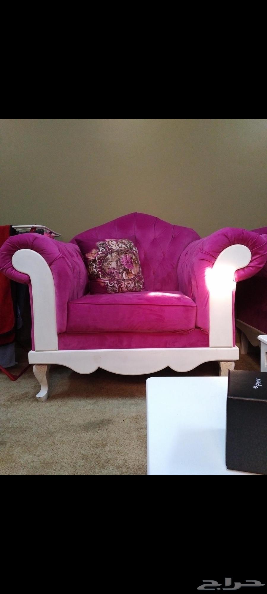 طقم كنب لون وردي64415881561602110