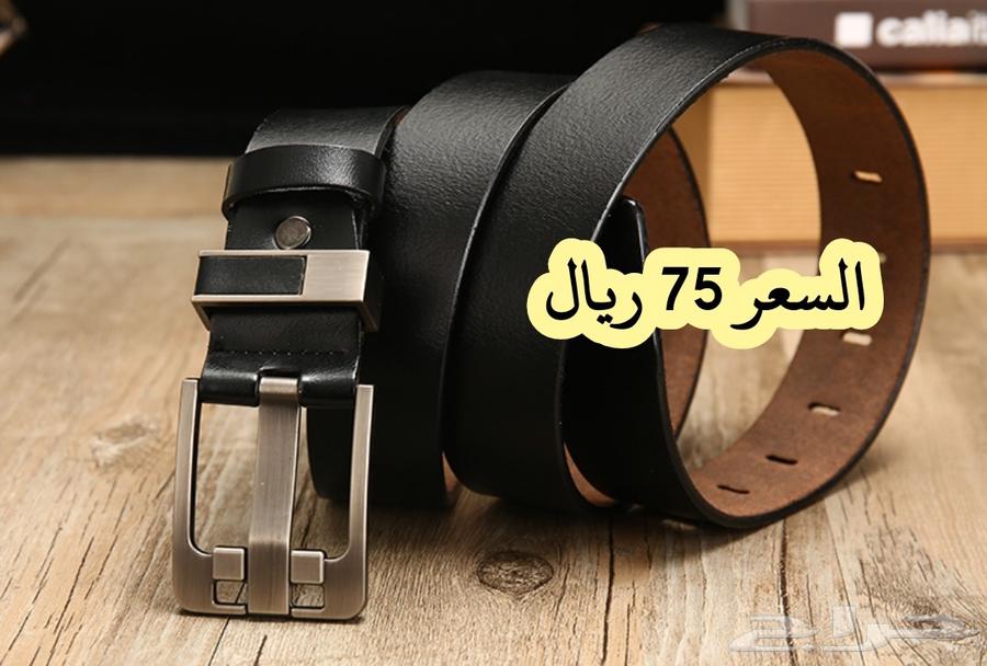 حزام رجالي . جلد طبيعي .و حزام نسيج صناعي64418052806530114