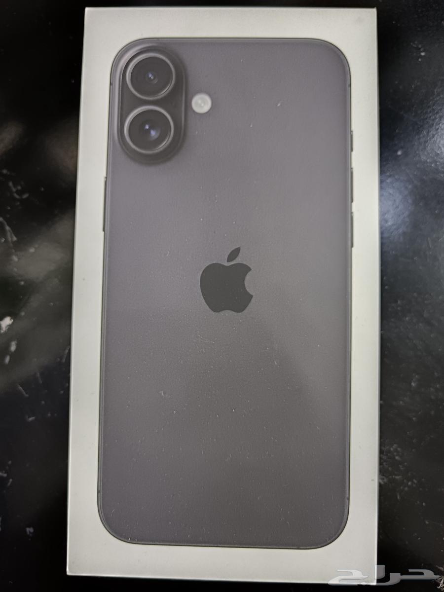 جوال 16 بلس اسود حديد بكرتونه64414210611201112