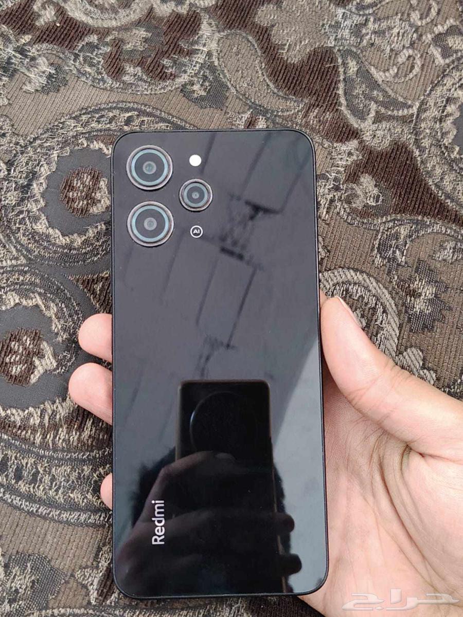 ريدمي 12 لون اسود نظيف مستخدم 7 شهور مساحه 128 ليس معا شئ64414501053698112