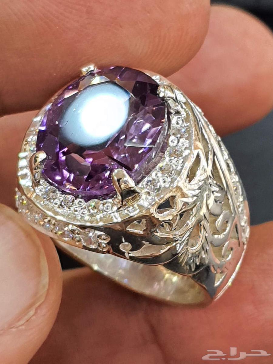 خاتم جمشت طبيعي فاخر مميز64416254458882110