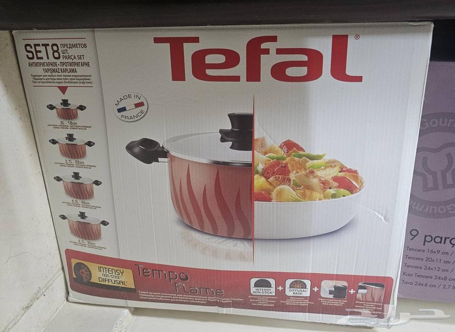 طقم حلل جديد فرنساوى اصلى تيفال64413599545986110