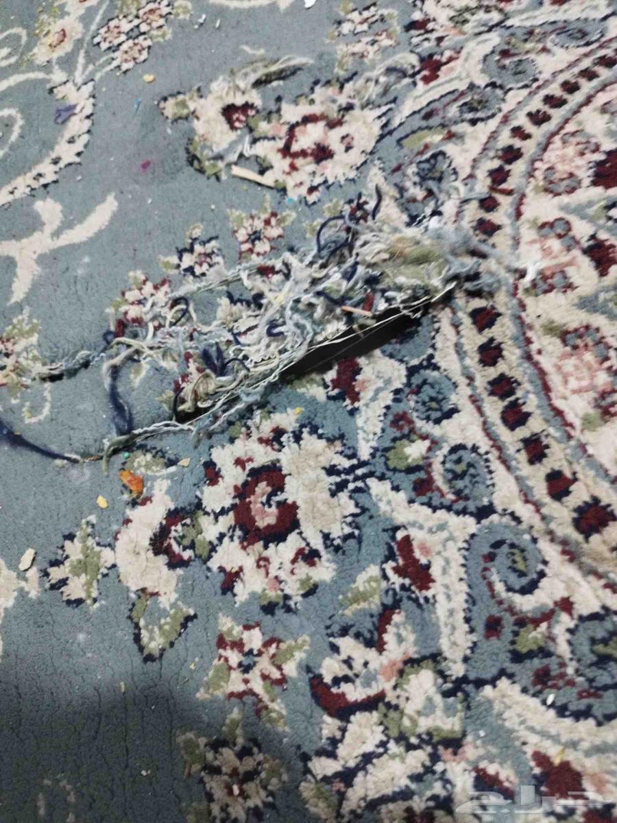 سجادة تركية يوجد بها شرخ كما في الصورة البيع بسبب السفر64414553794945110