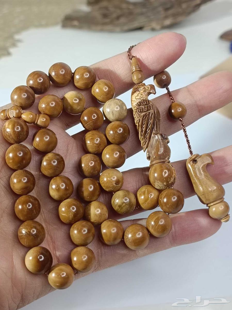 سبحة كوك الشاهد على شكل صقر منحوت يدوي64416637077505110