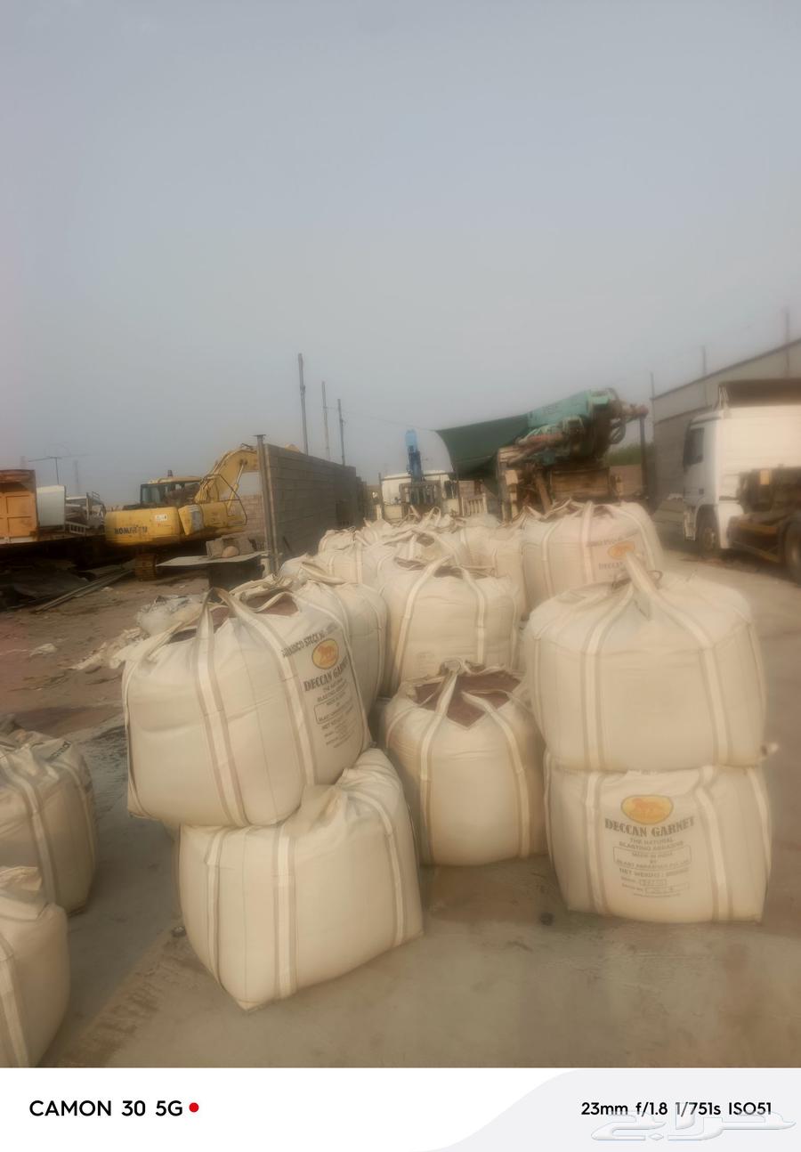 رمالة رش رمل مواد خاص معتمدة هندي مستعملd blasting materials64412374184963111