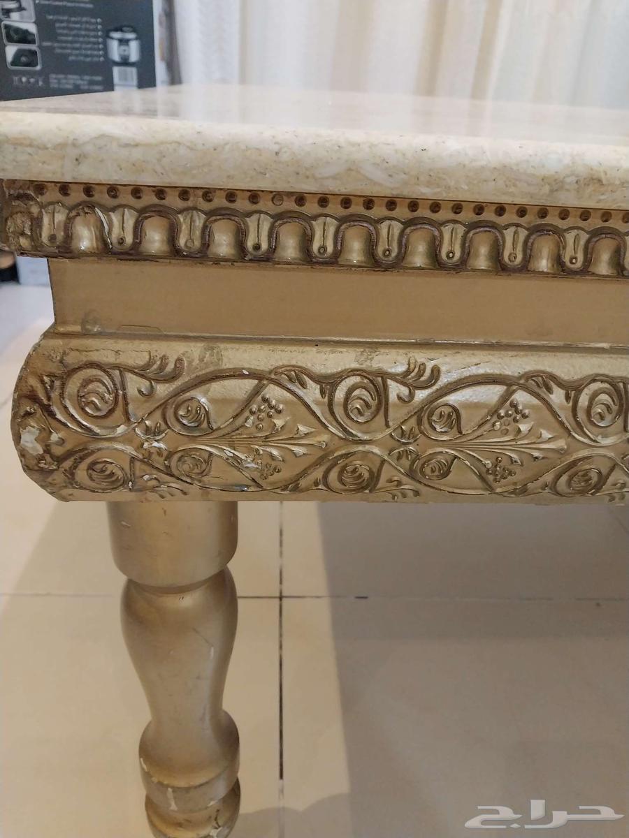 طاولة رخام وخشب مزخرفة وجميلة64415464791298111